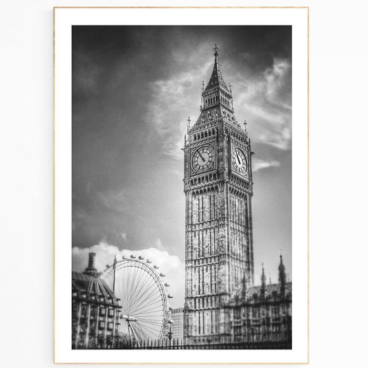 London Eye & Big Ben Print - 98typesLONDON PHOTOS