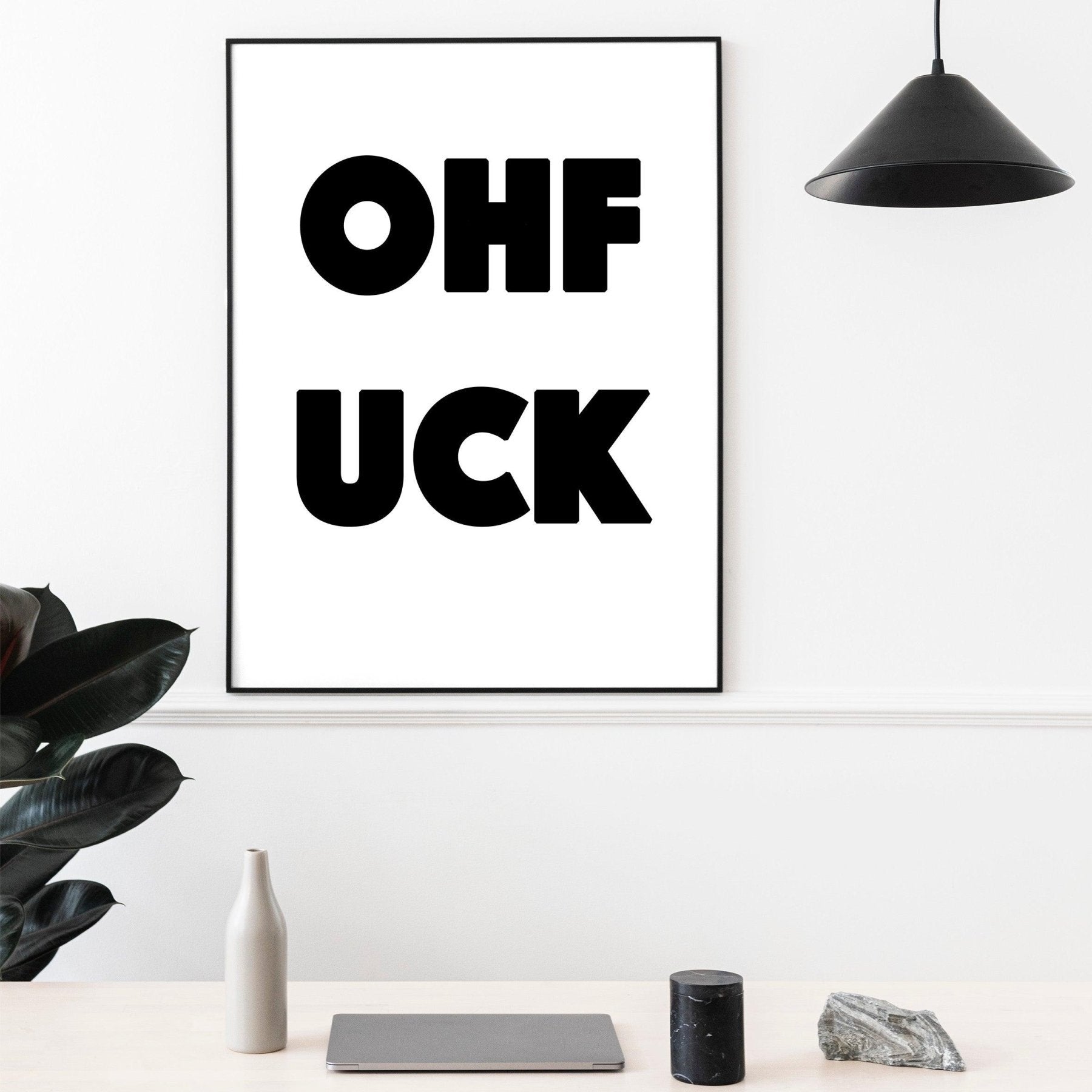 Fuck Off Quote Print - 98typesMotivational Quotes