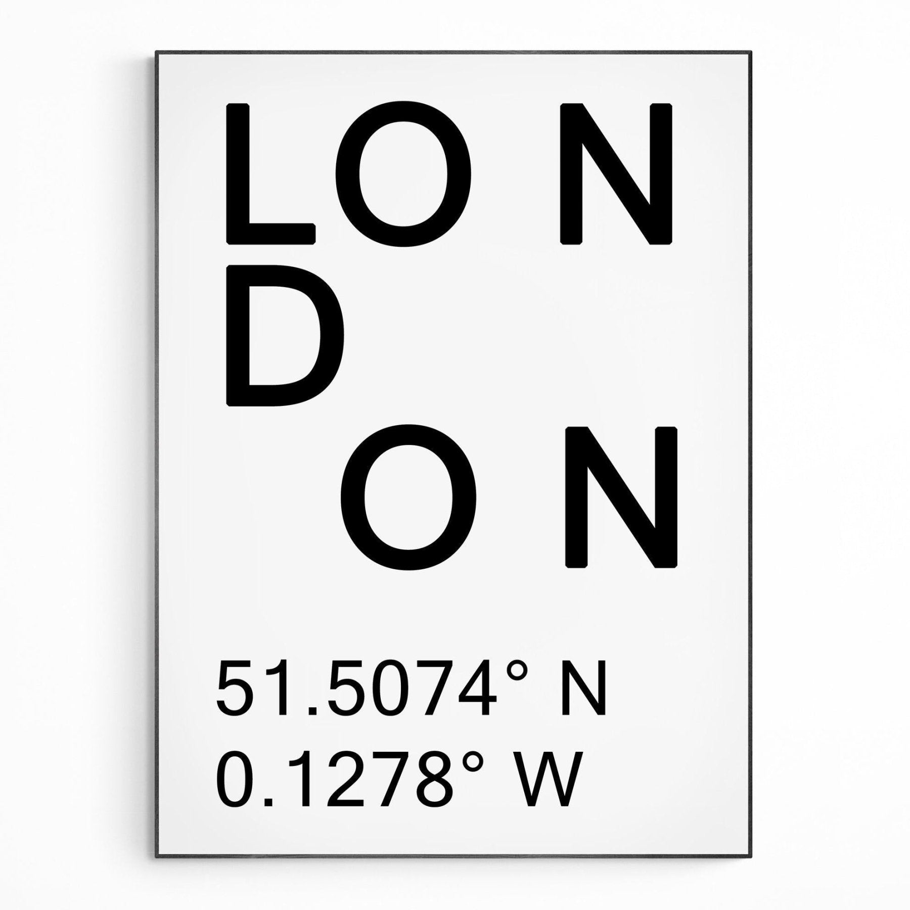 London Typography Print - 98typesMotivational Quotes