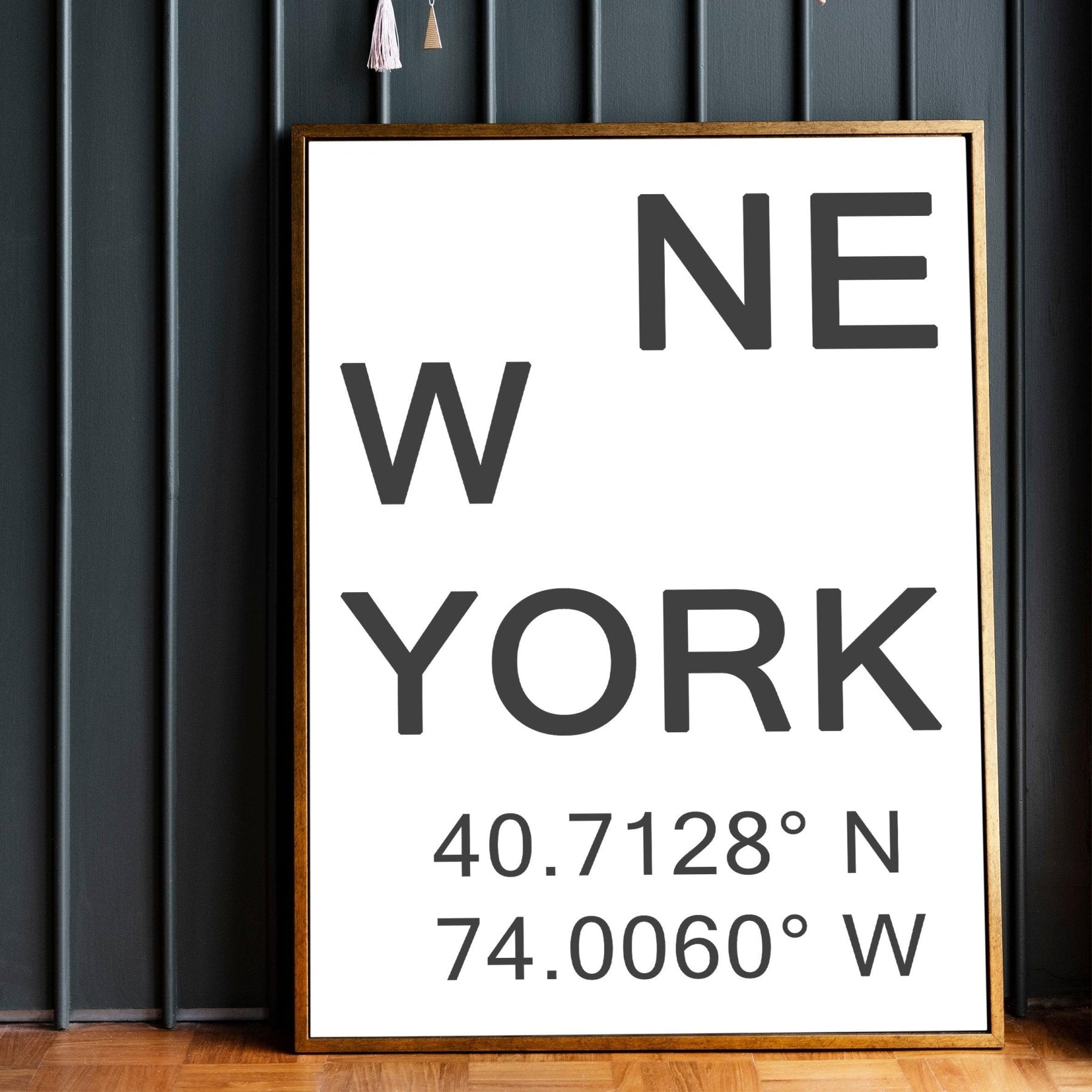New York Typography Print - 98typesMotivational Quotes