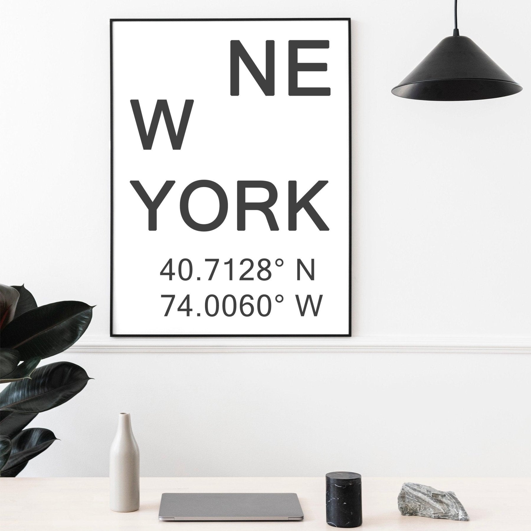 New York Typography Print - 98typesMotivational Quotes