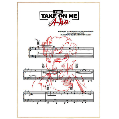 a - ha - Take On Me Poster - 98typesMusic