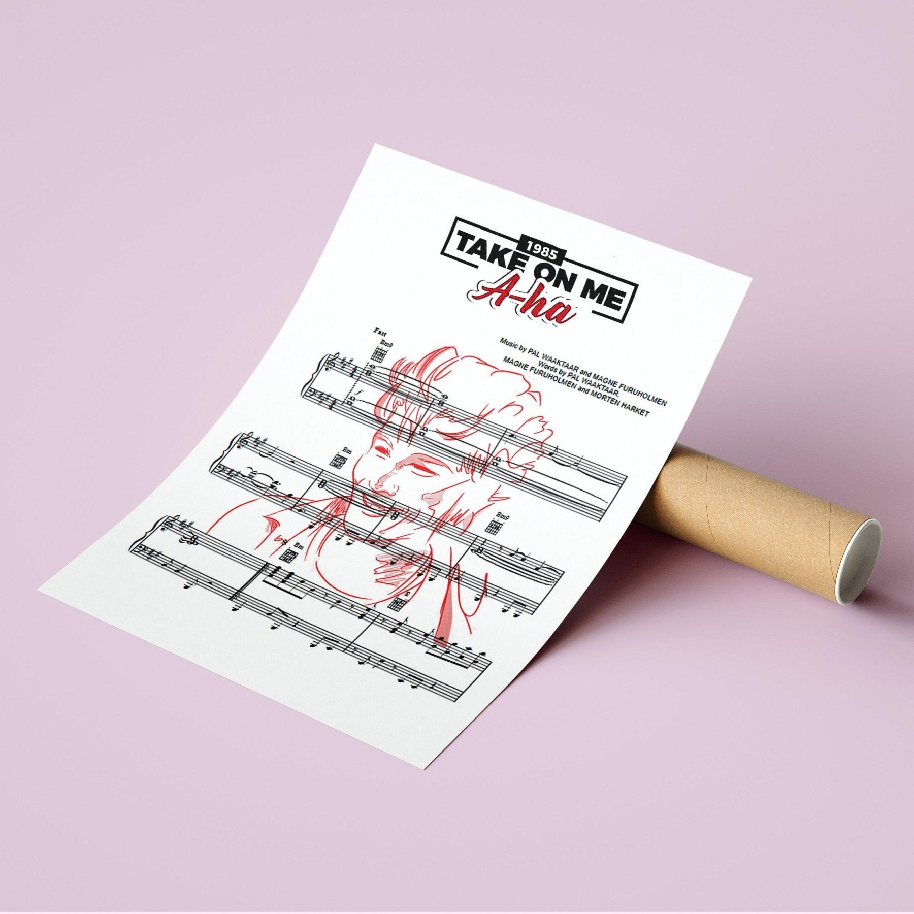 a - ha - Take On Me Poster - 98typesMusic