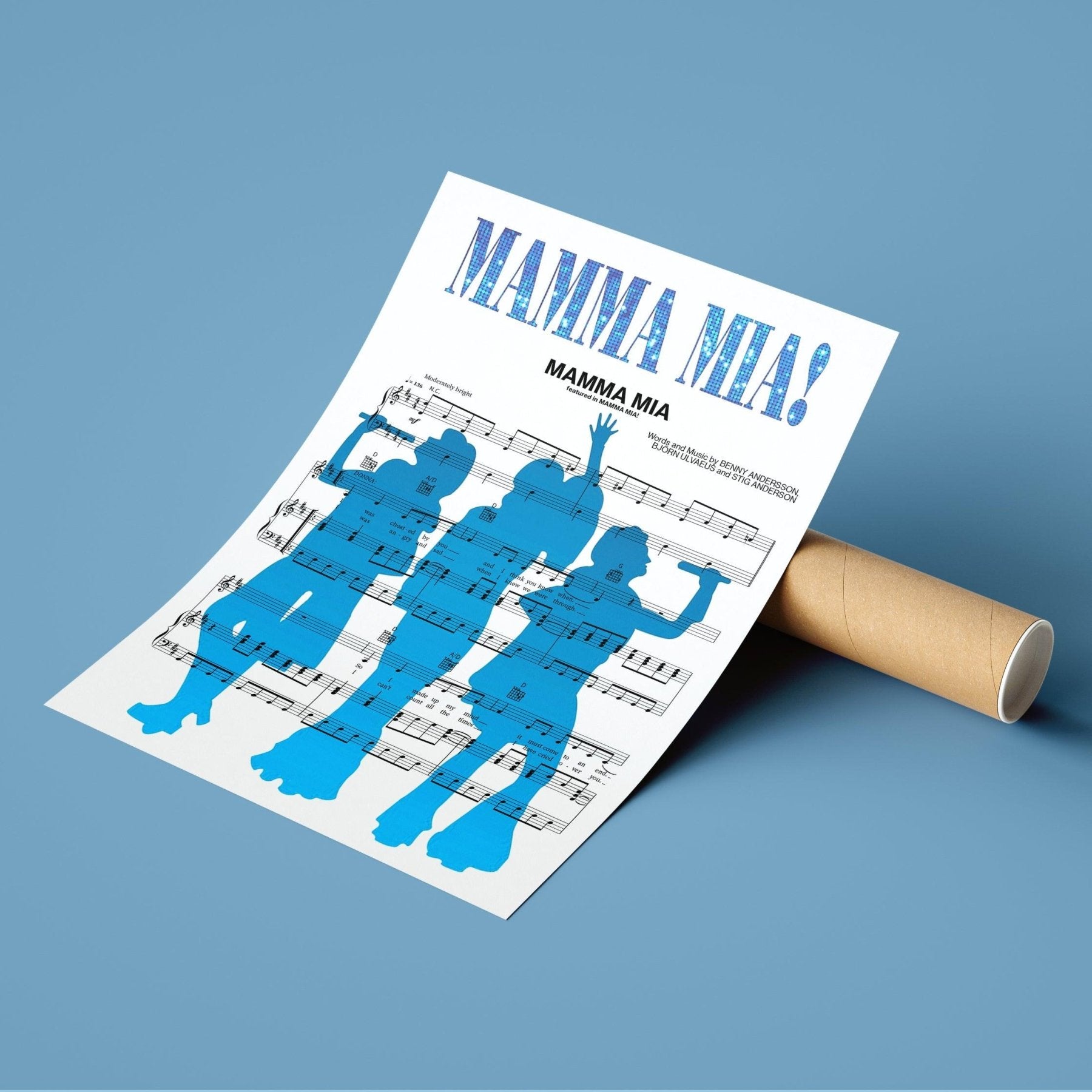 Abba • Mamma Mia Print - 98typesMusic