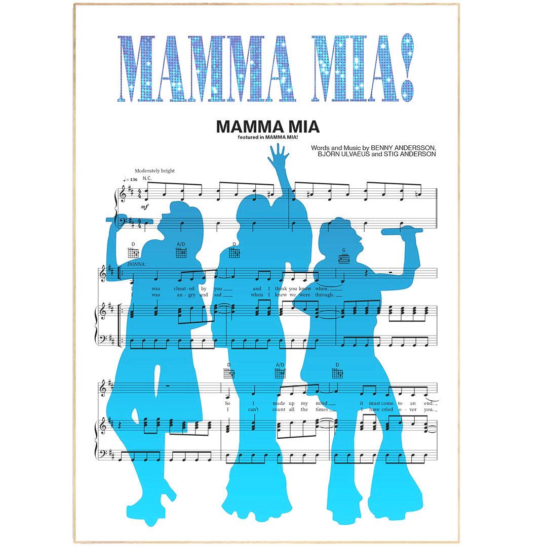 Abba • Mamma Mia Print - 98typesMusic