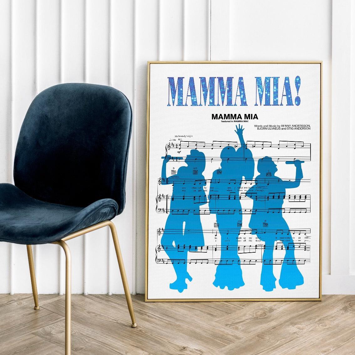 Abba • Mamma Mia Print - 98typesMusic