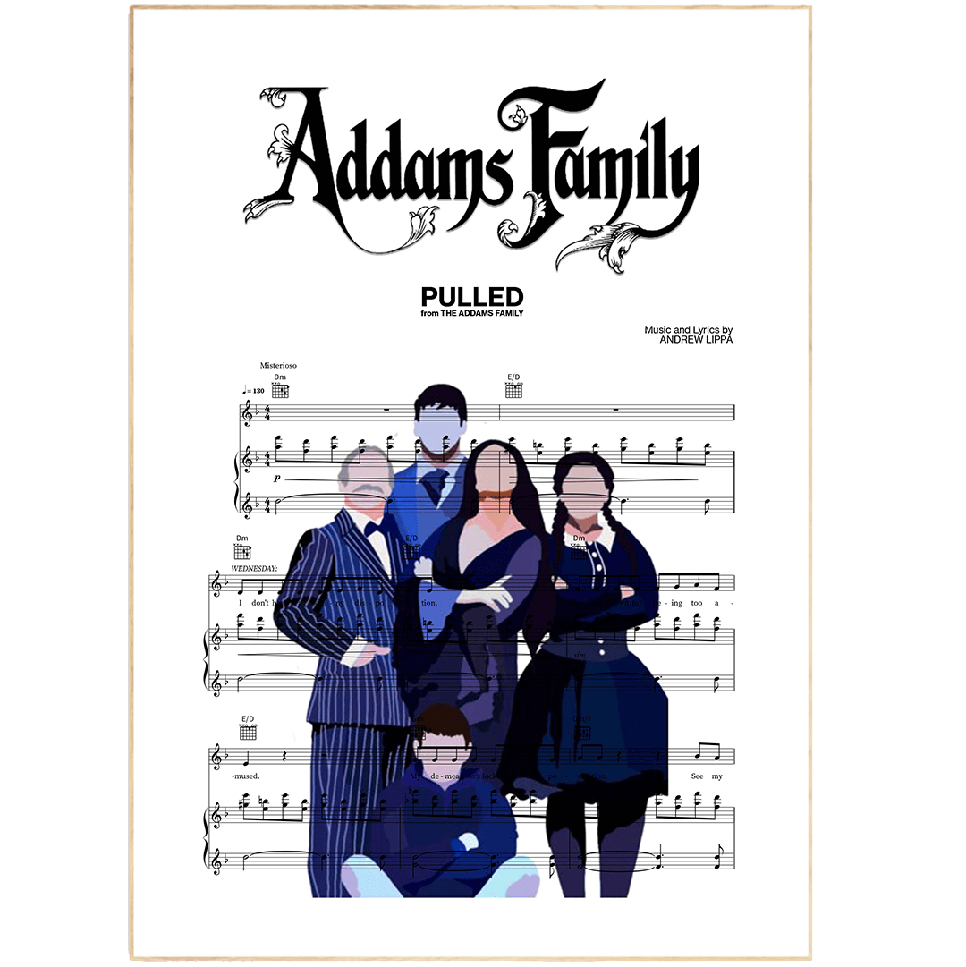Addams Family - Pulled Poster - 98typesMusic