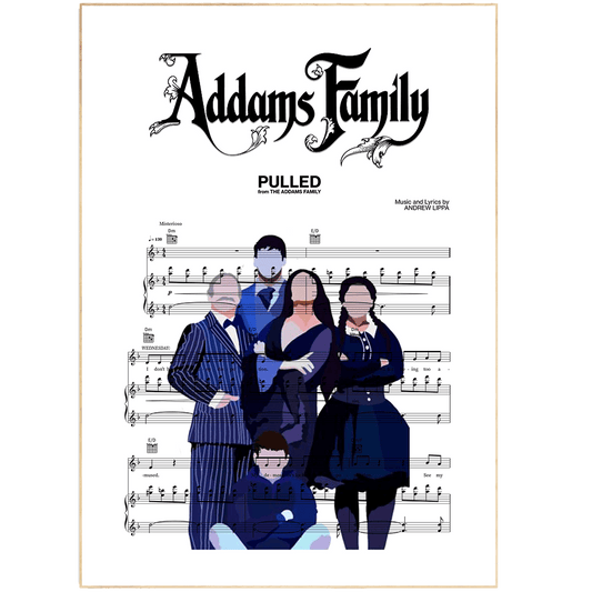Addams Family - Pulled Poster - 98typesMusic