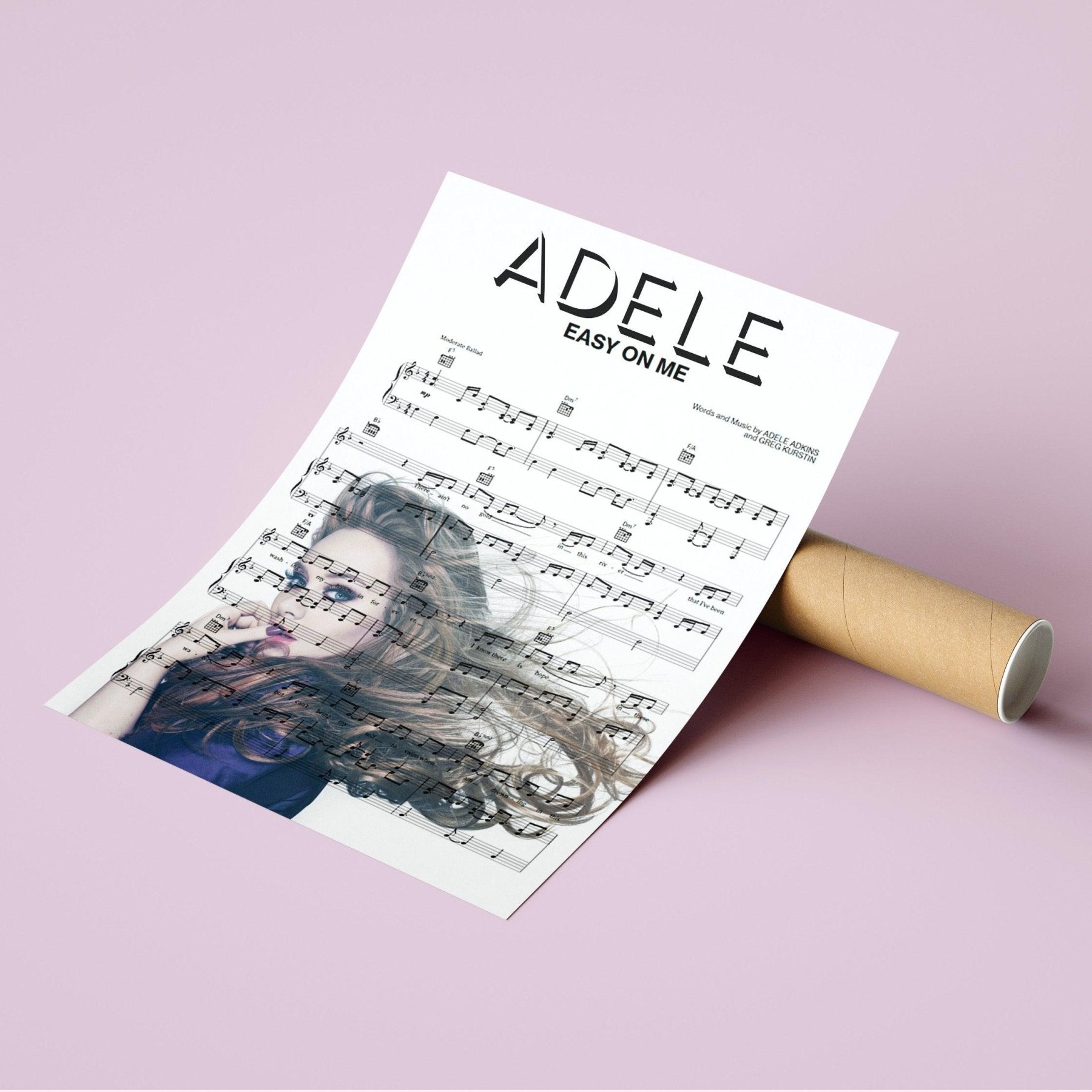 Adele ~ Easy On Me Song Music Print - 98typesMusic