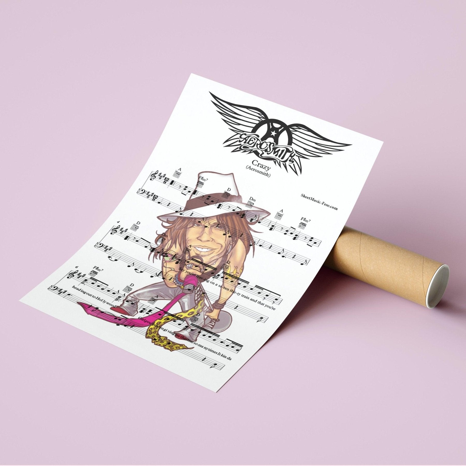 Aerosmith - Crazy Poster - 98typesMusic