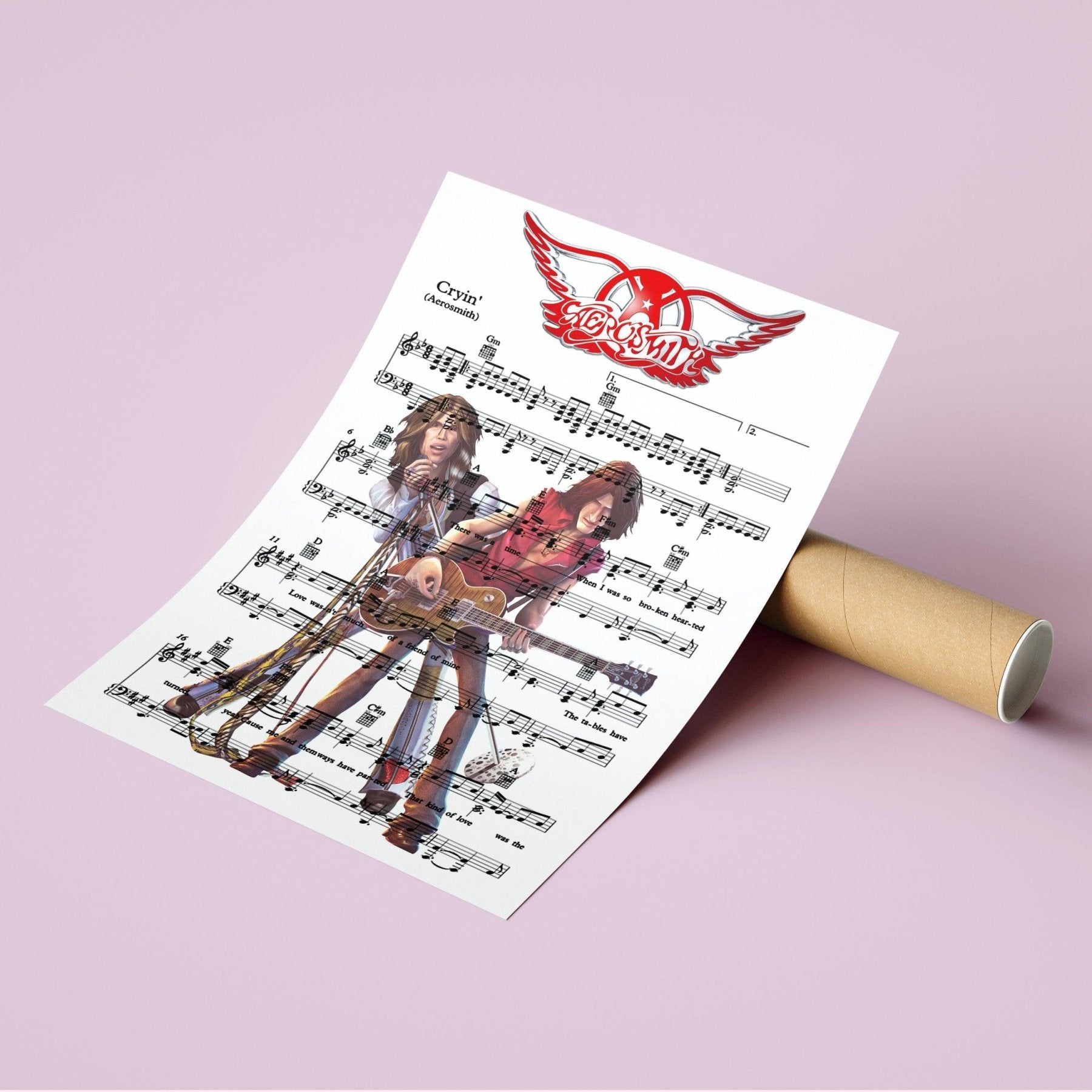 Aerosmith - Cryin' Poster - 98typesMusic