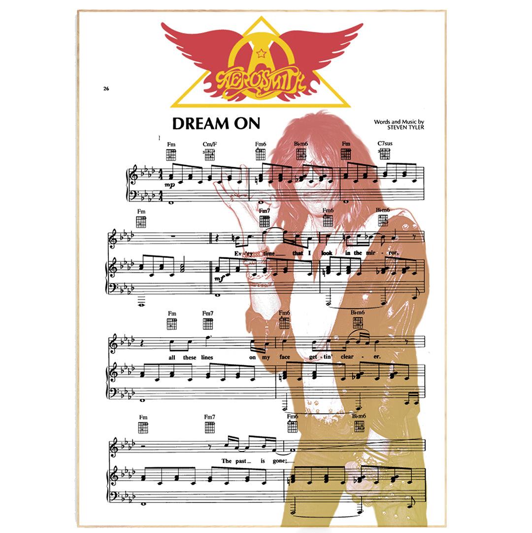 Aerosmith - Dream On Poster - 98typesMusic
