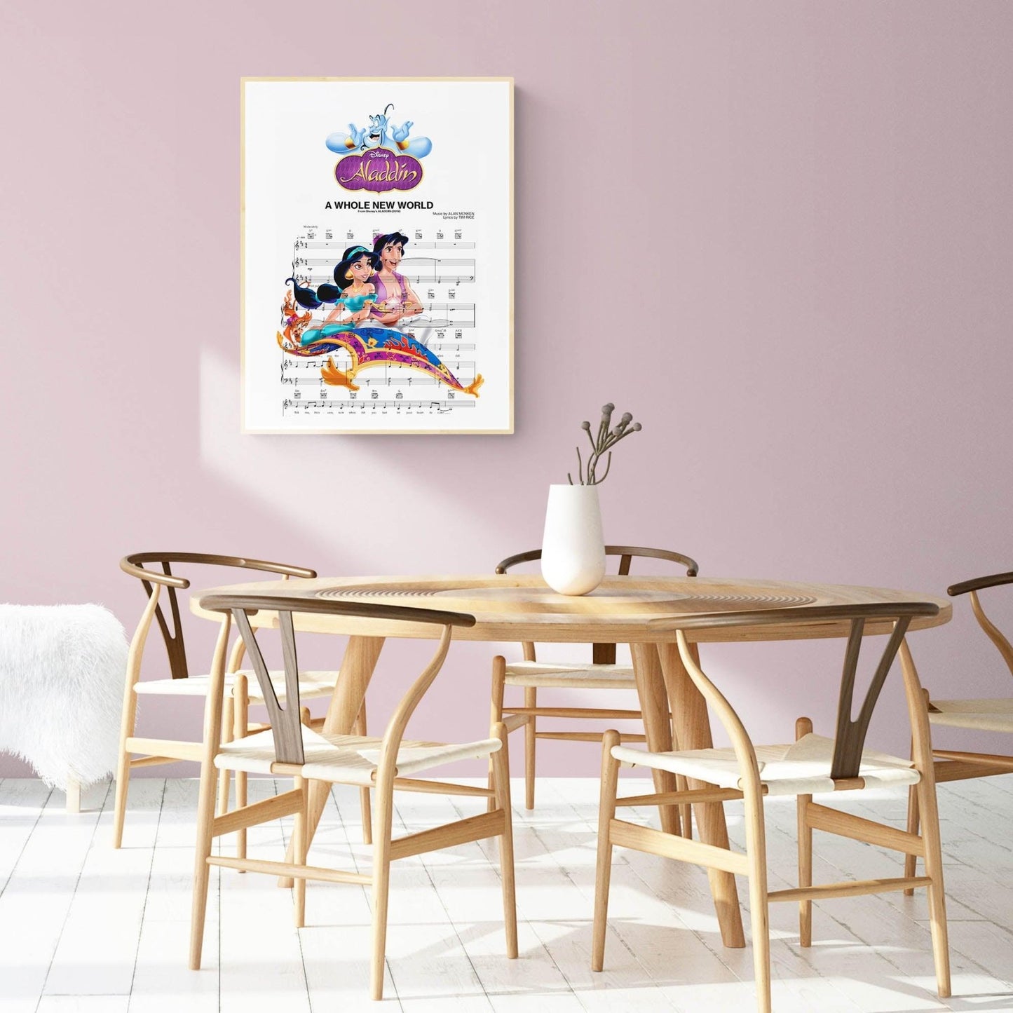 Aladdin - A WHOLE NEW WORLD Print - 98typesMusic