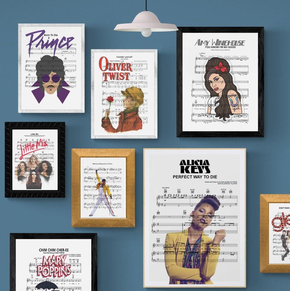 Alicia Keys - Perfect Way To Die Print - 98typesMusic