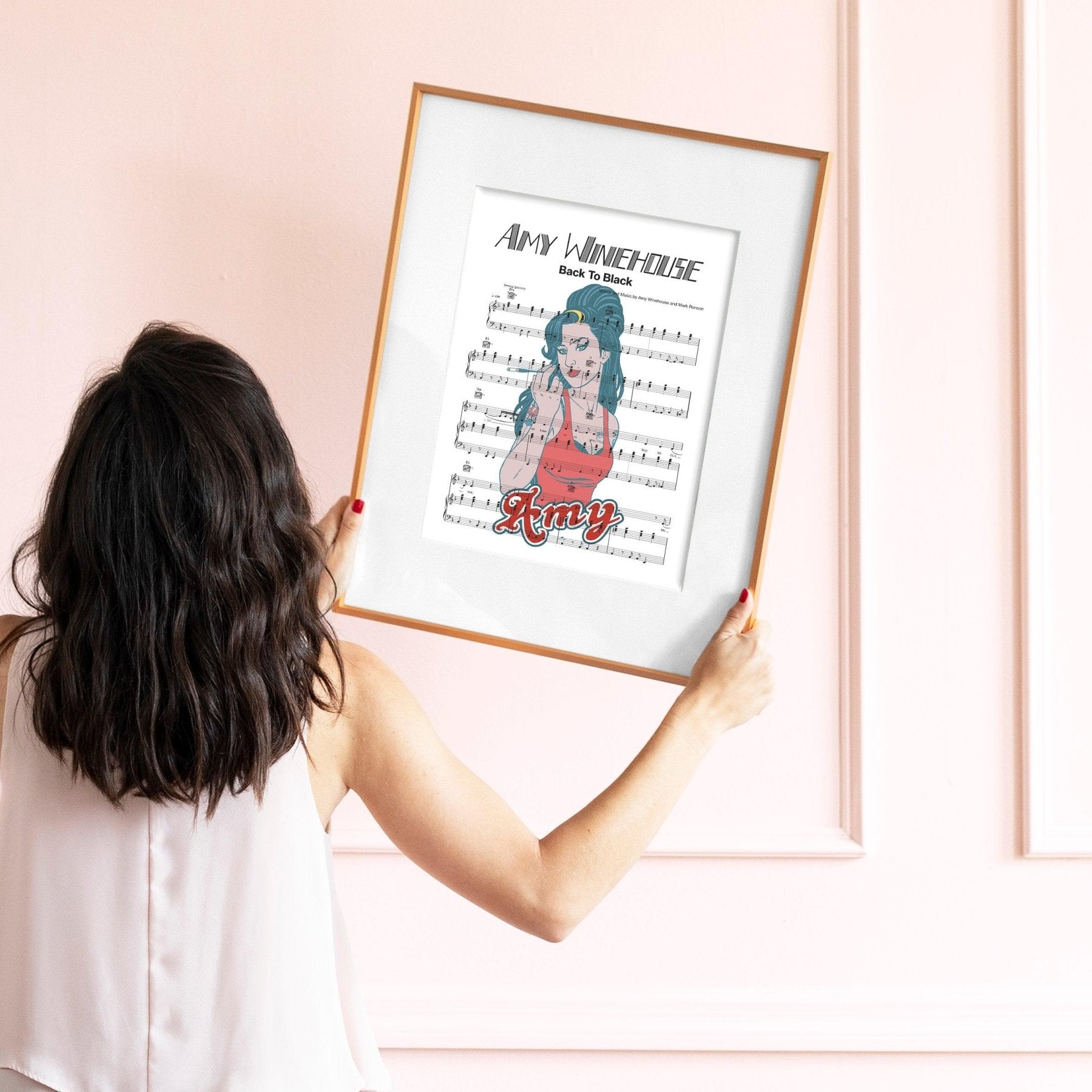 Amy Winehouse - Back To Black Print - 98typesMusic