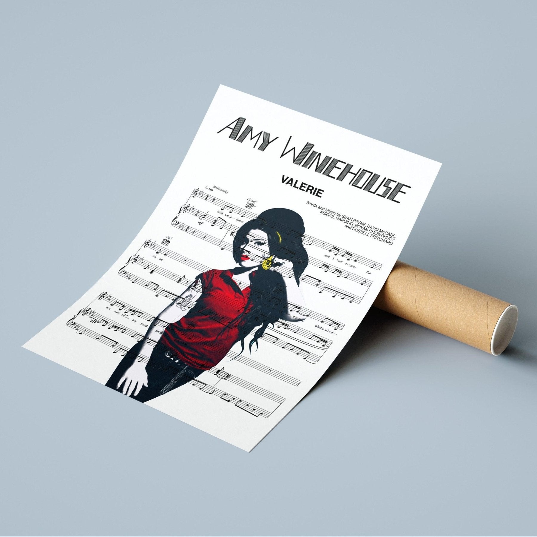 Amy Winehouse - Valerie Print - 98typesMusic