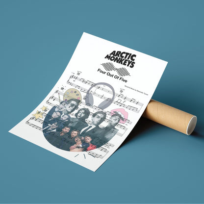 Arctic monkeys - Four out of five Poster - 98typesMusic