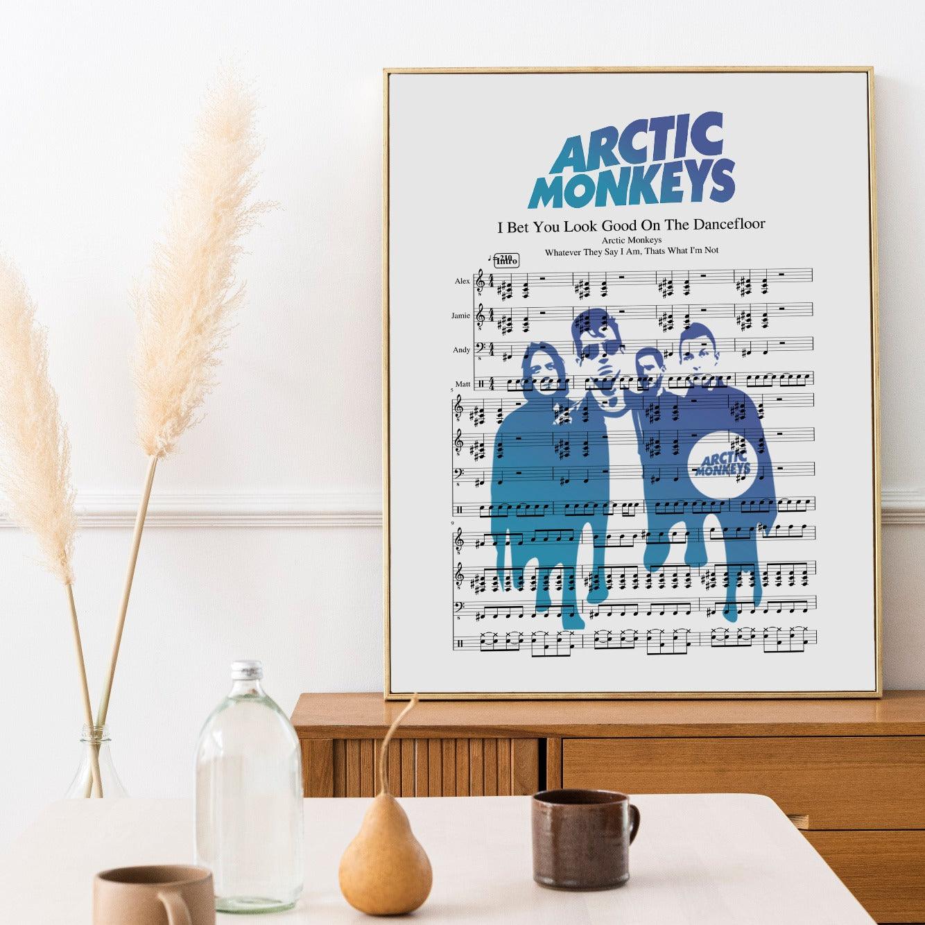 Arctic monkeys - I bet you look good on the dance floor Poster - 98typesMusic