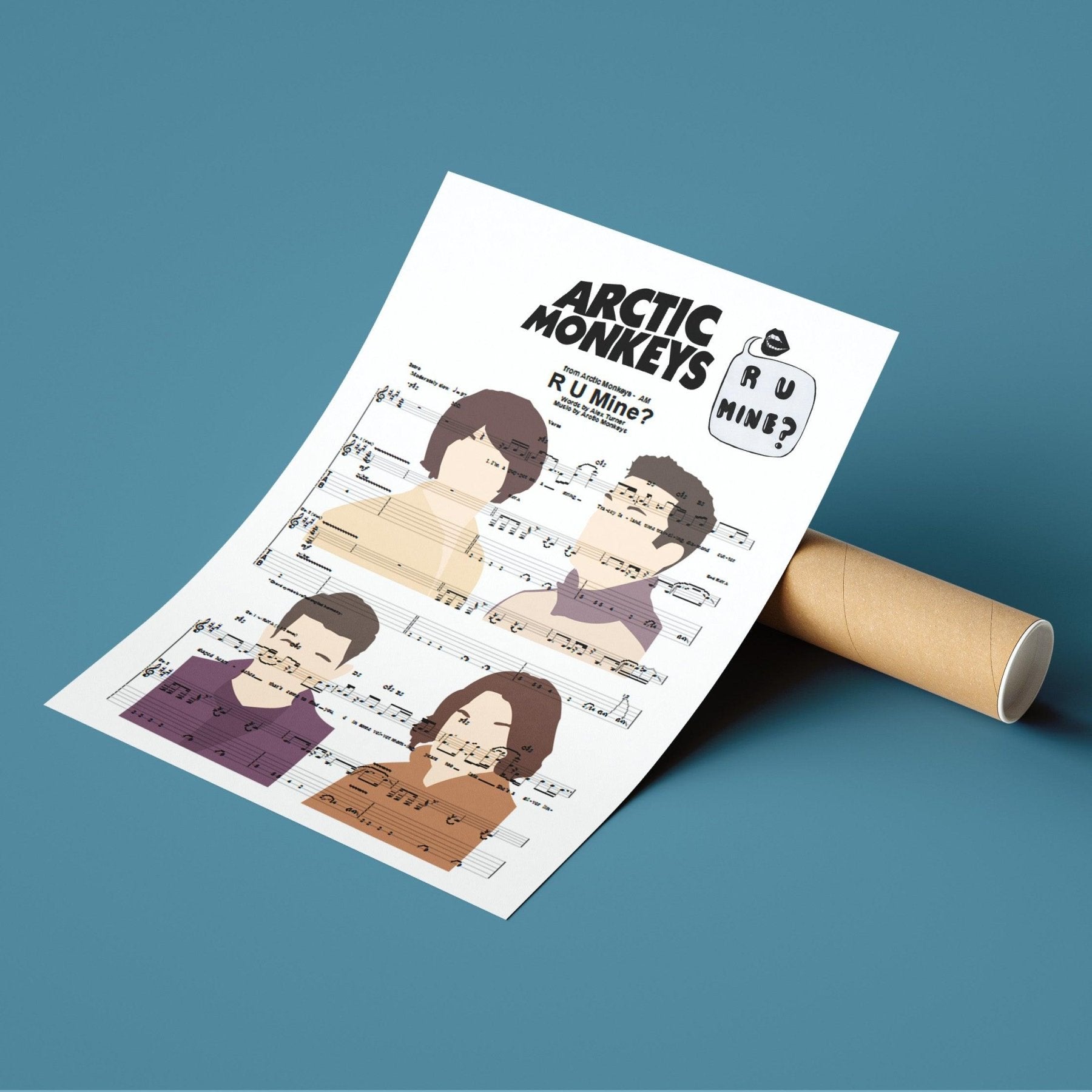 Arctic Monkeys - R U mine Poster - 98typesMusic