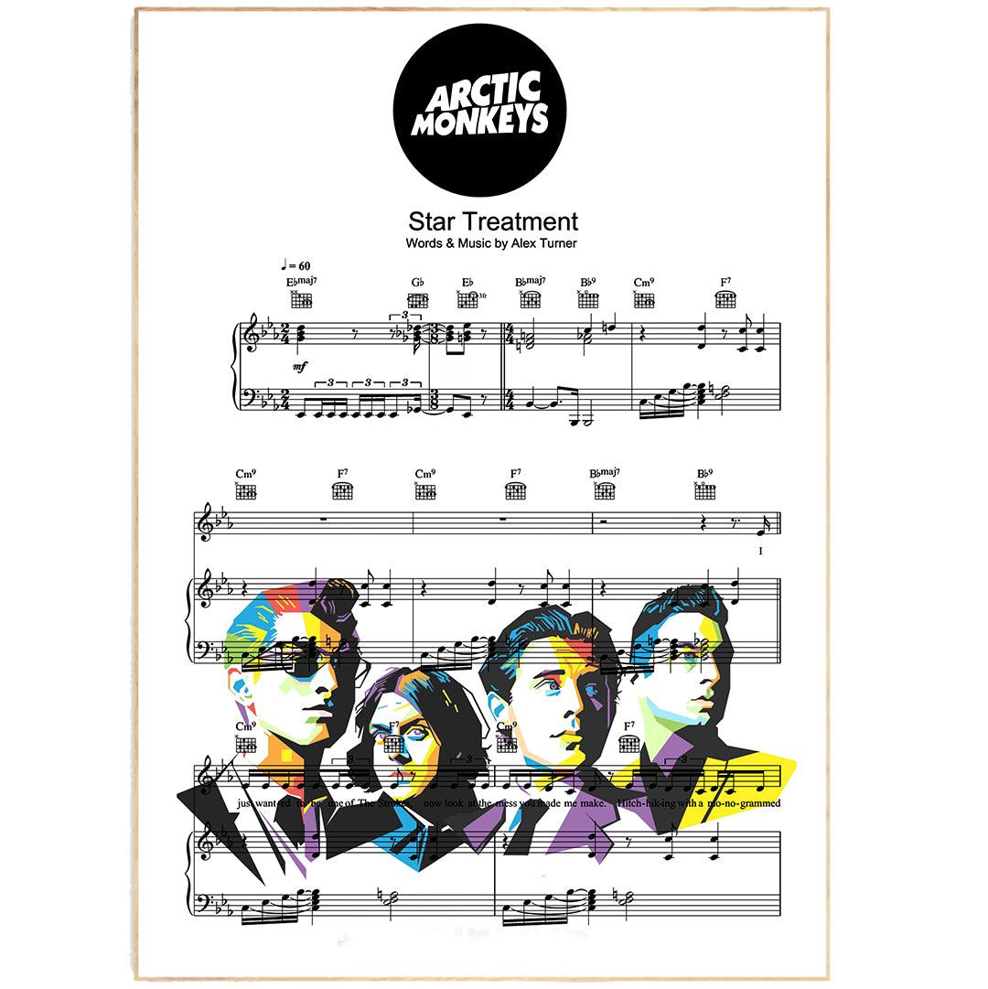 Arctic Monkeys - Star treatment Poster - 98typesMusic