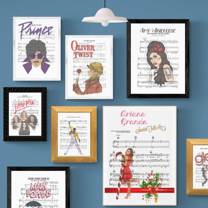 Ariana Grande ~ Santa Tell Me Song Music Print - 98typesMusic