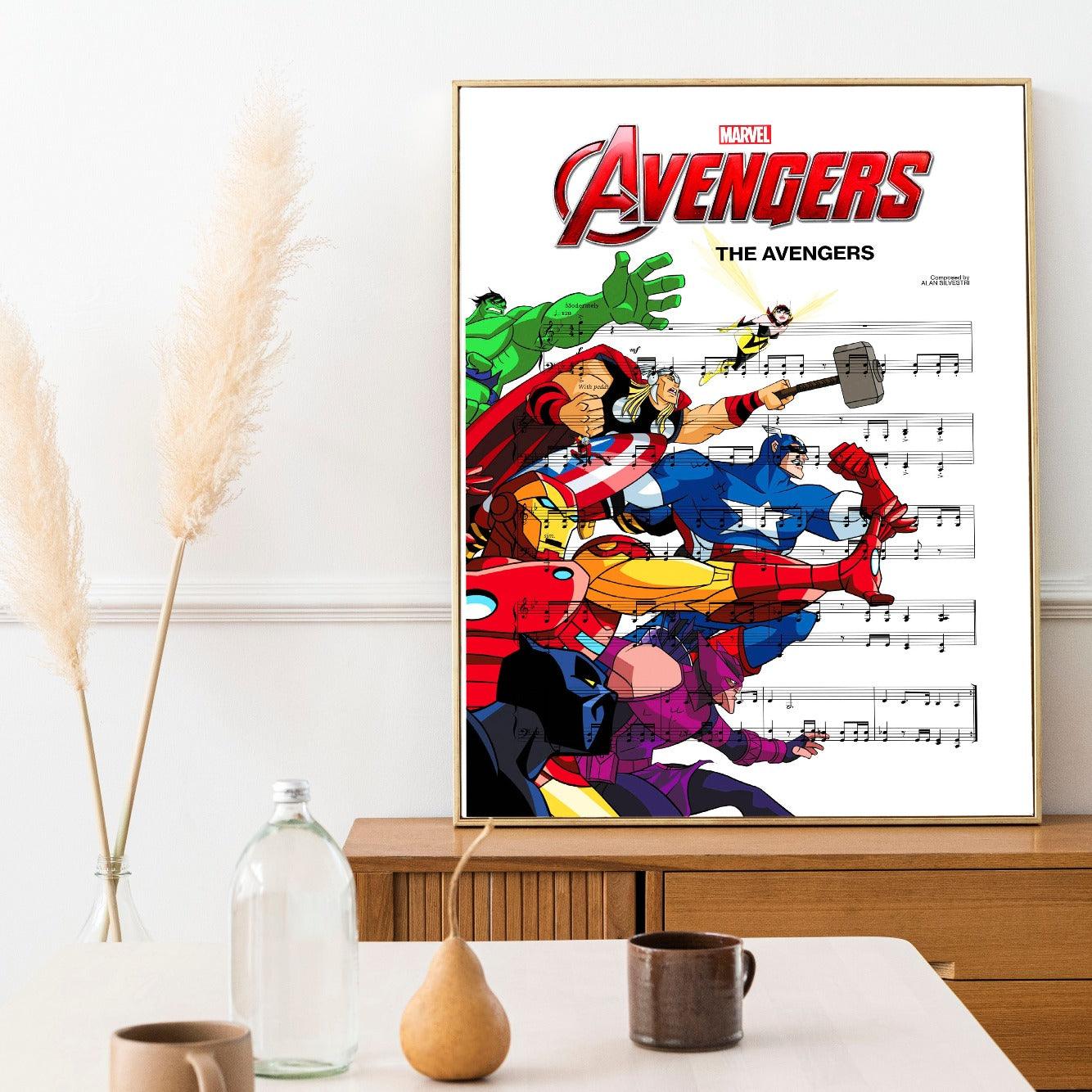 Avengers - Theme Marvel Print - 98typesMusic