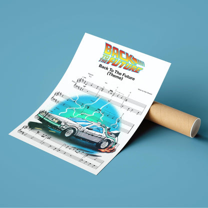 Back To The Future - Theme Poster - 98typesMusic