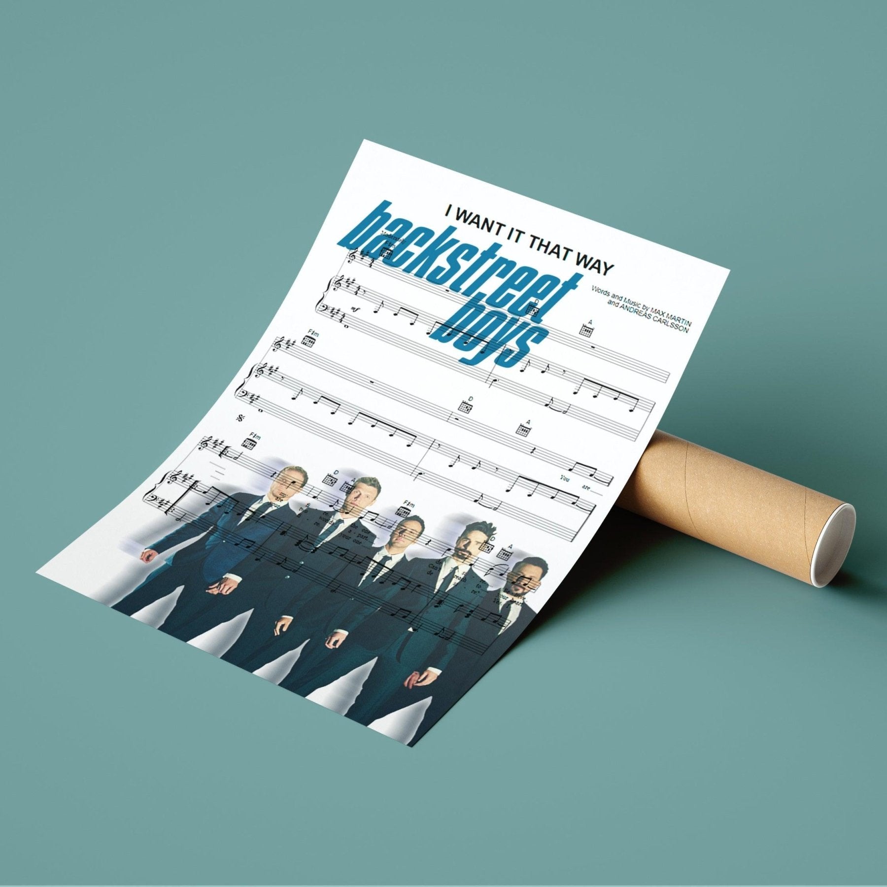 Backstreet Boys - I Want It That Way Print - 98typesMusic