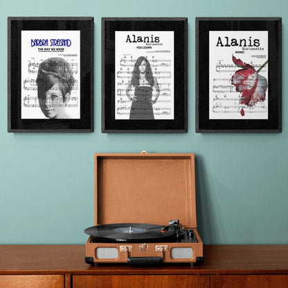 Barbra Streisand - The Way We Were Poster - 98typesMusic