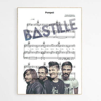 Bastille - Pompeii Print - 98typesMusic