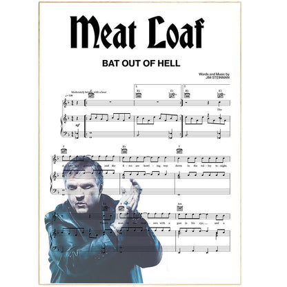 BAT OUT OF HELL - Bat out hell Poster - 98typesMusic