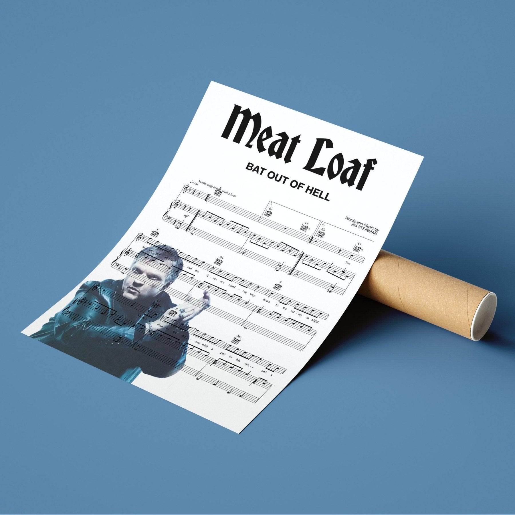 BAT OUT OF HELL - Bat out hell Poster - 98typesMusic