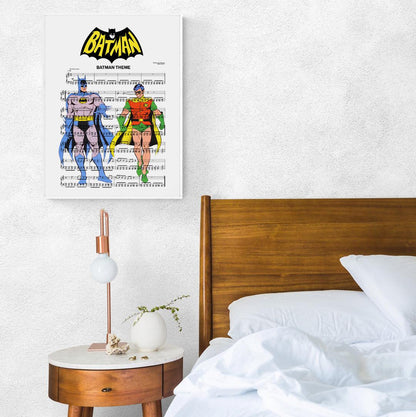 BATMAN Main theme Poster - 98typesMusic