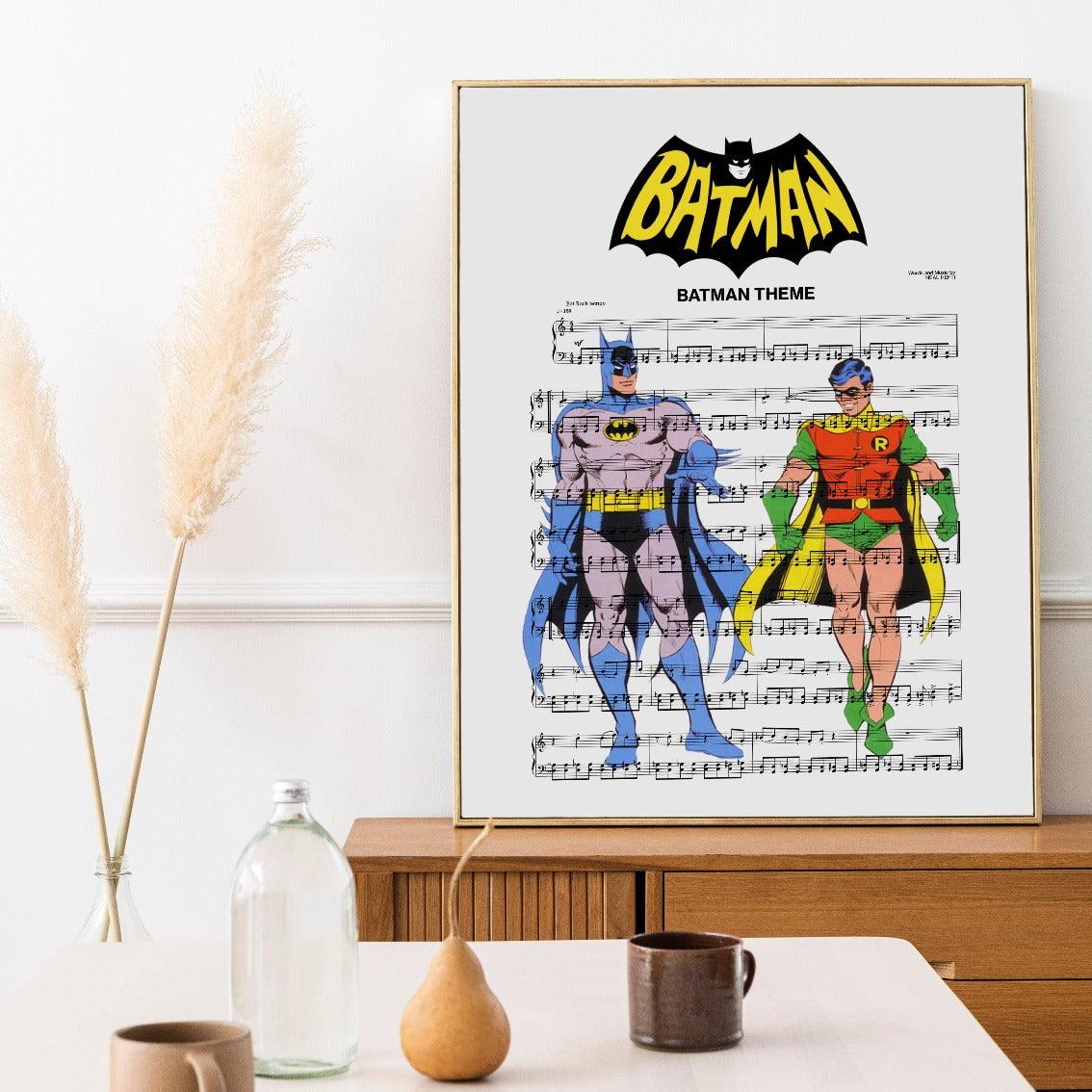 BATMAN Main theme Poster - 98typesMusic
