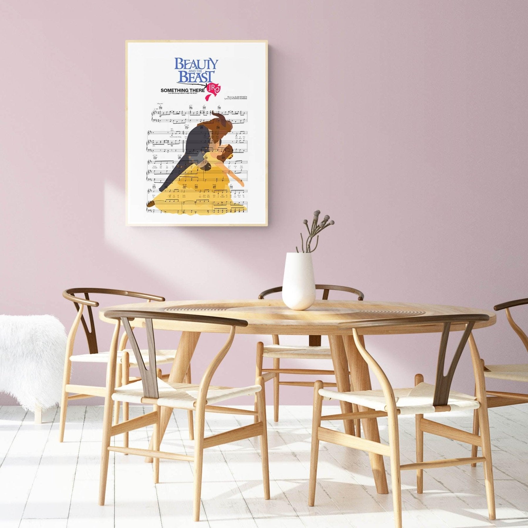 Beauty and the Beast - SOMETHING THERE Print - 98typesMusic