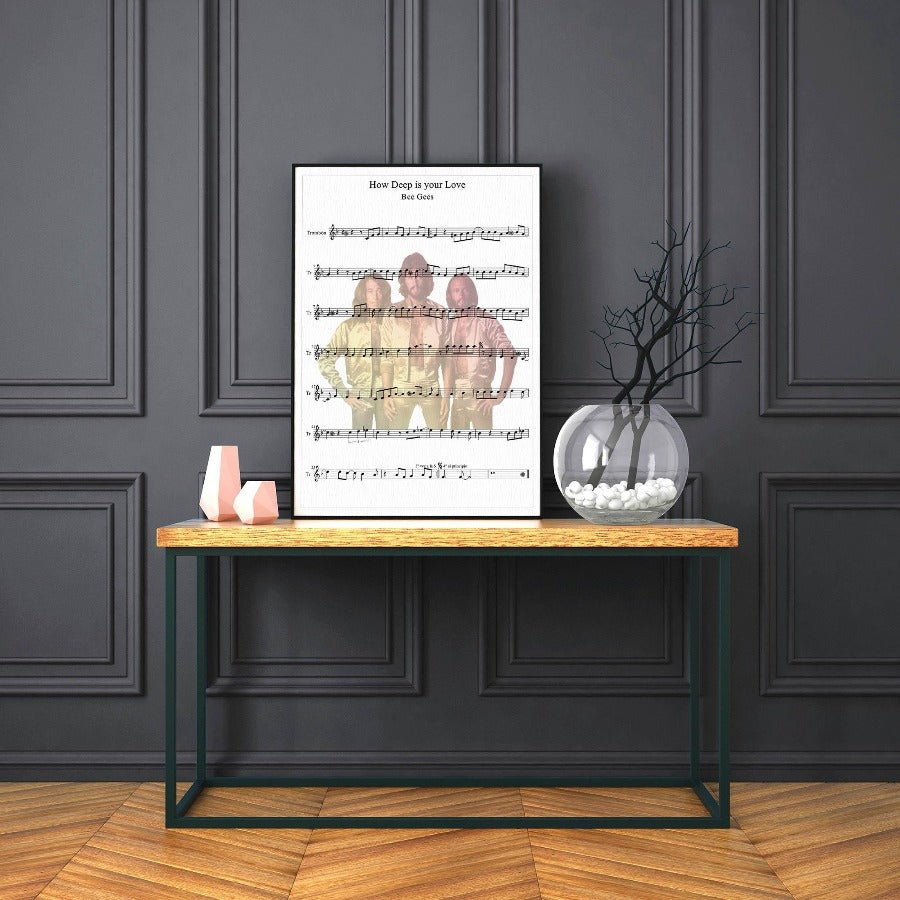 Bee Gees - How Deep Is Your Love Song PrinT - 98typesMusic