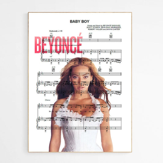Beyoncé - Baby Boy Print - 98typesMusic