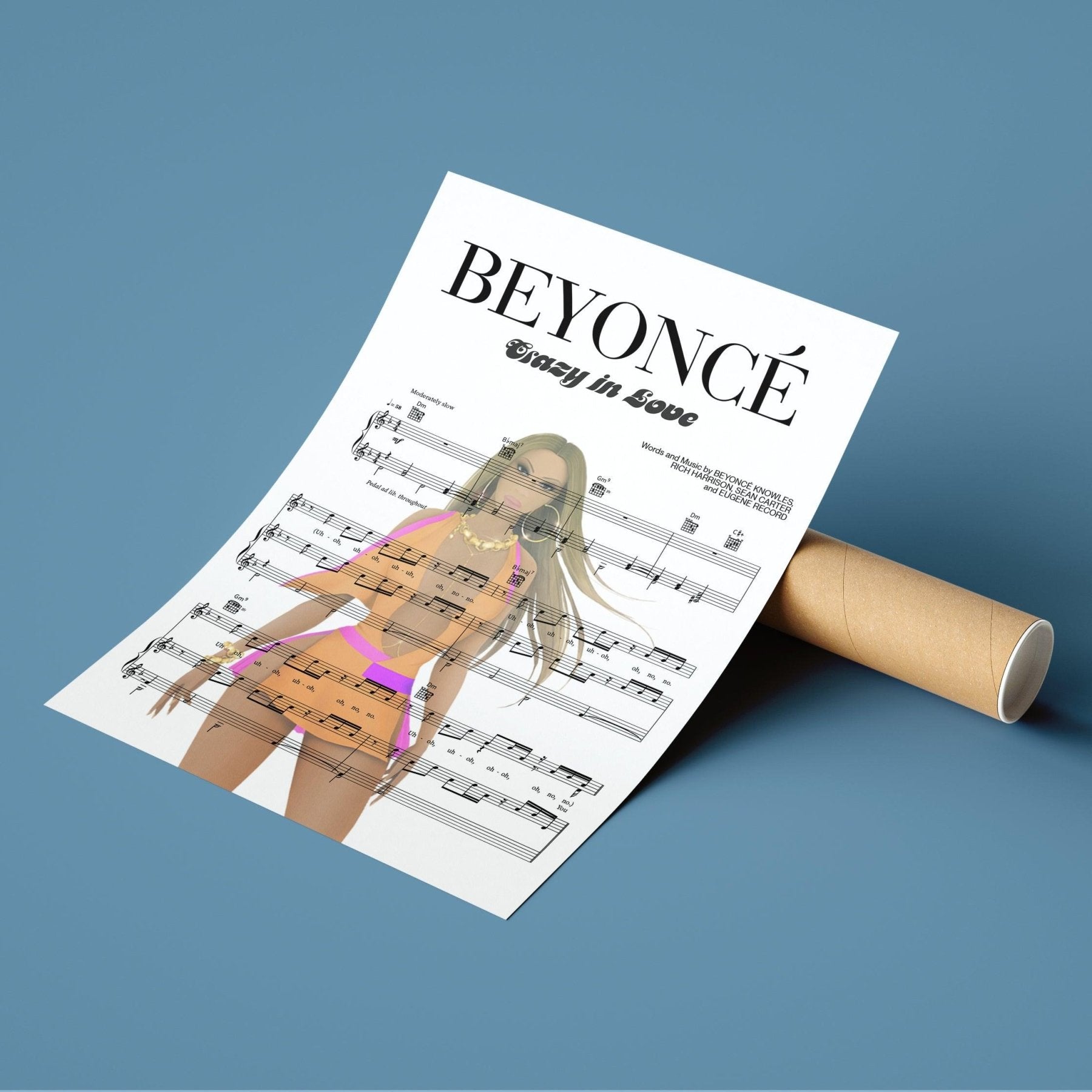 Beyonce - CRAZY IN LOVE Poster - 98typesMusic
