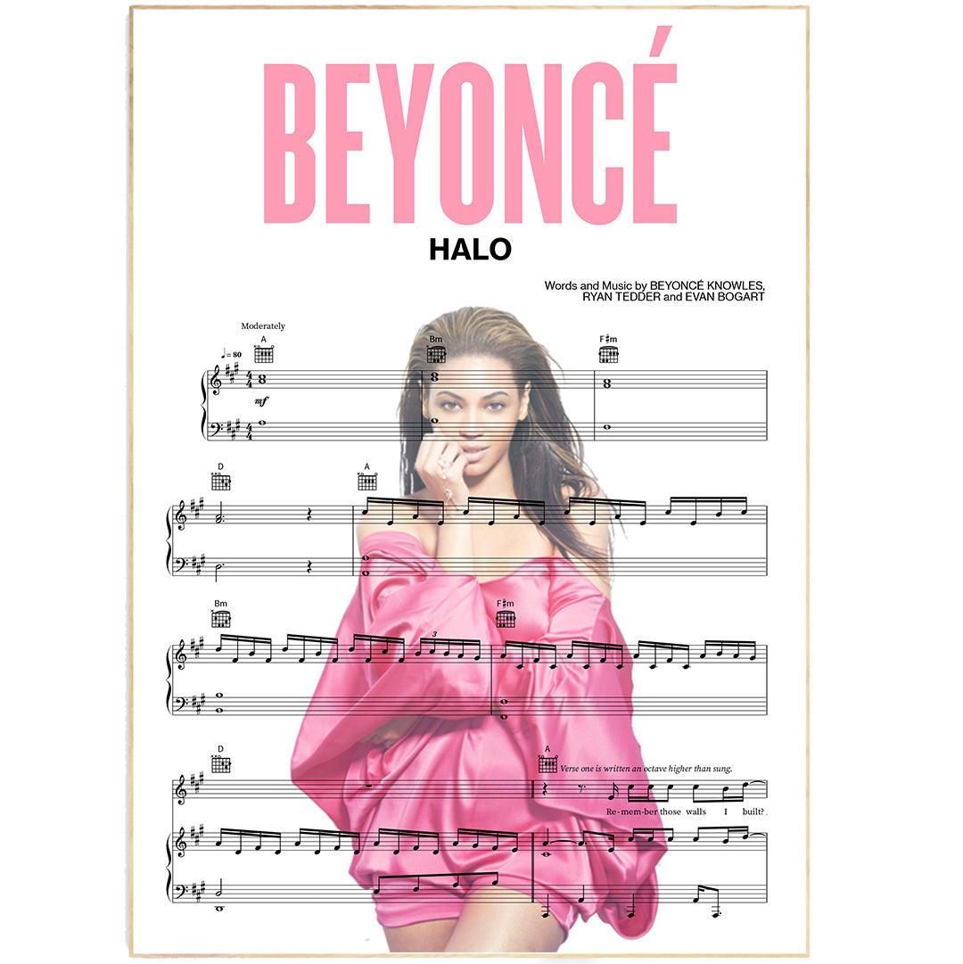 Beyonce - Halo Poster - 98typesMusic