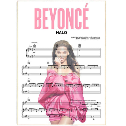 Beyonce - Halo Poster - 98typesMusic