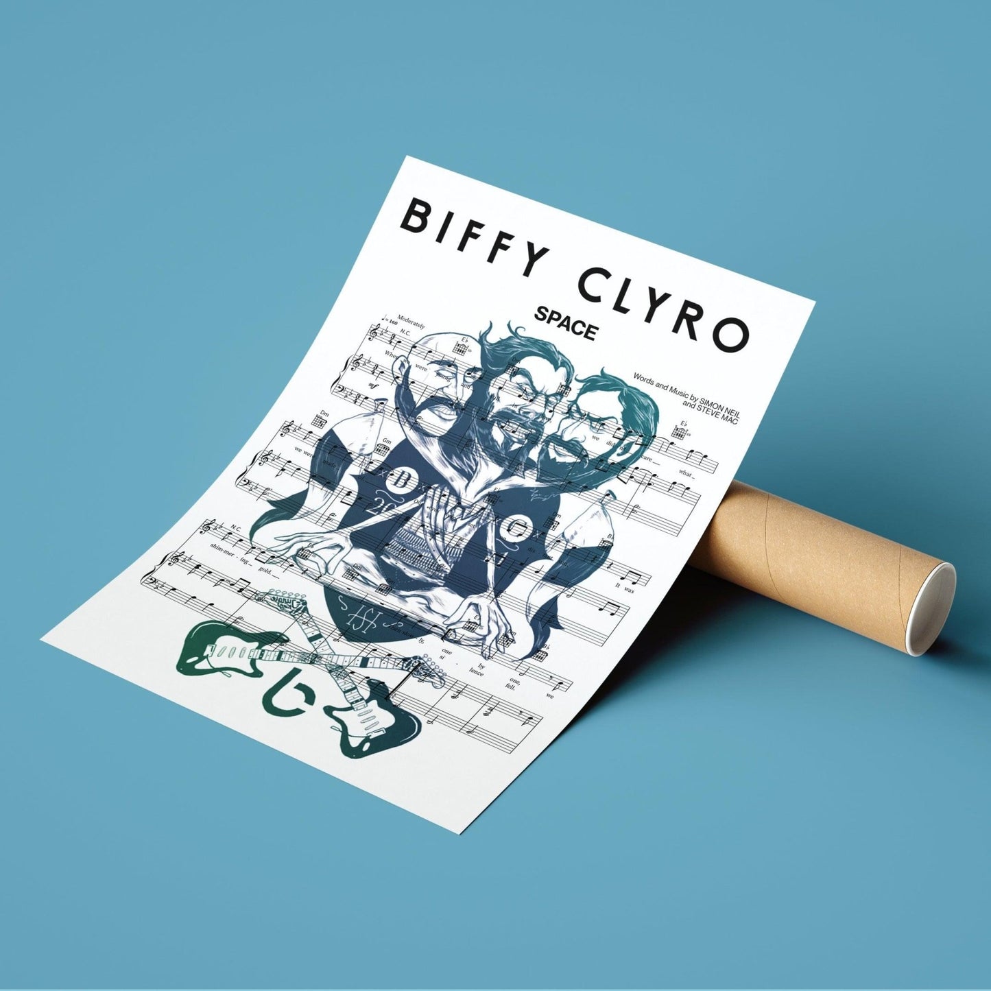 Biffy Clyro - SPACE Poster - 98typesMusic