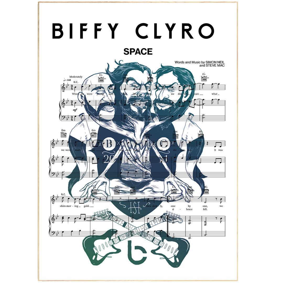 Biffy Clyro - SPACE Poster - 98typesMusic