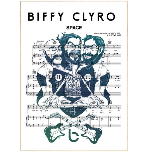 Biffy Clyro - SPACE Poster - 98typesMusic