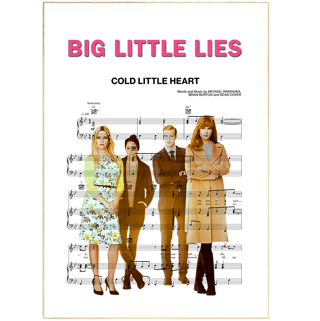 Big Little Lies Main Theme Poster - 98typesMusic