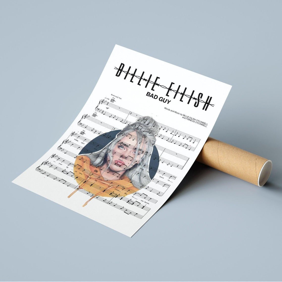 Billie Eilish - Bad guy Poster - 98typesMusic