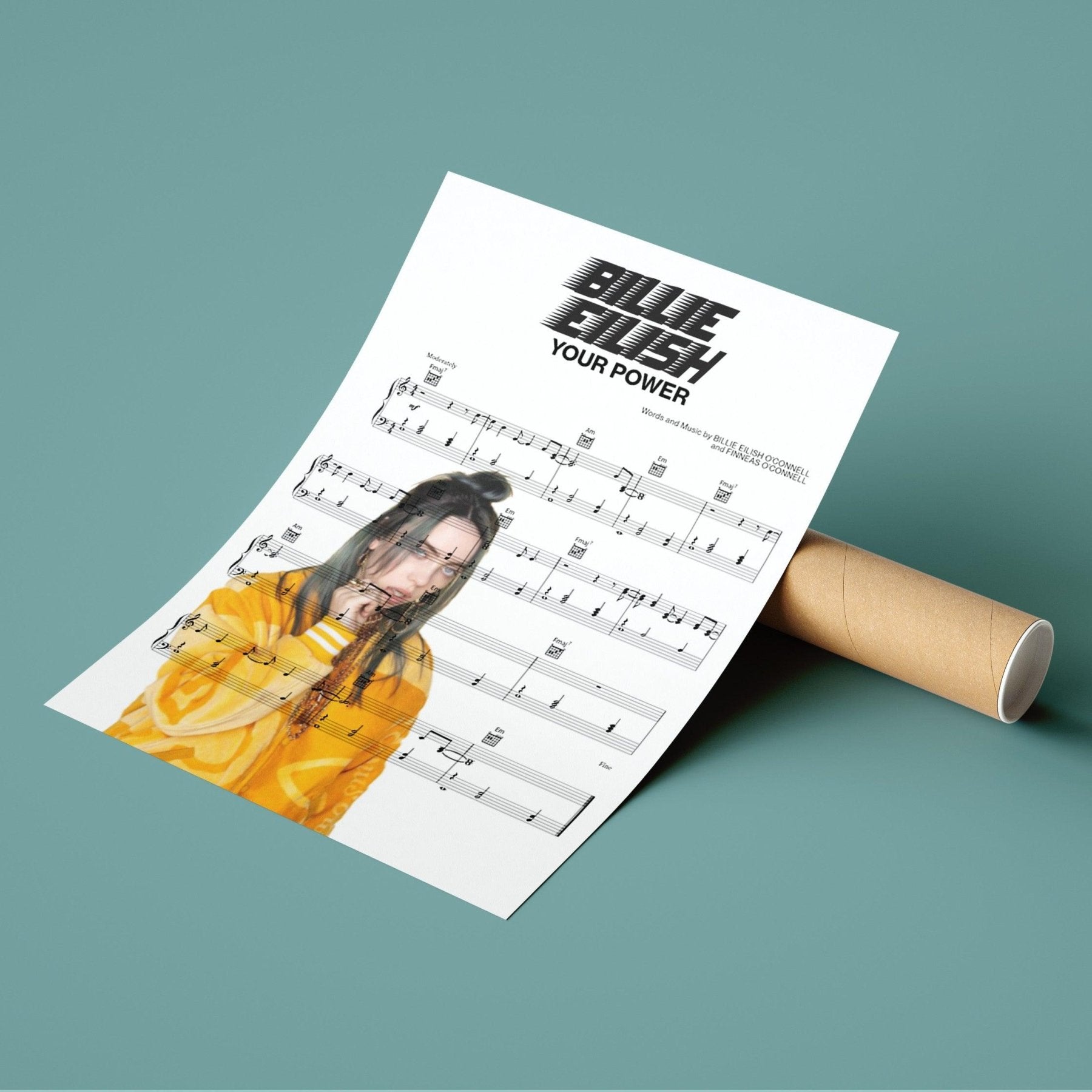 Billie Eilish - Your Power Print - 98typesMusic