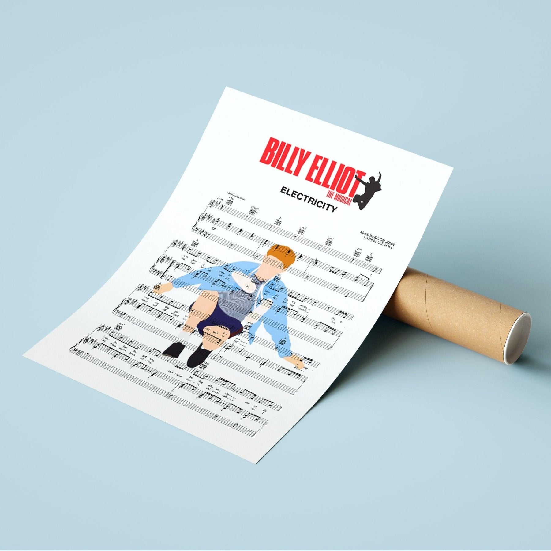 Billy Elliot Electricity Poster - 98typesMusic