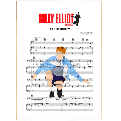 Billy Elliot Electricity Poster - 98typesMusic