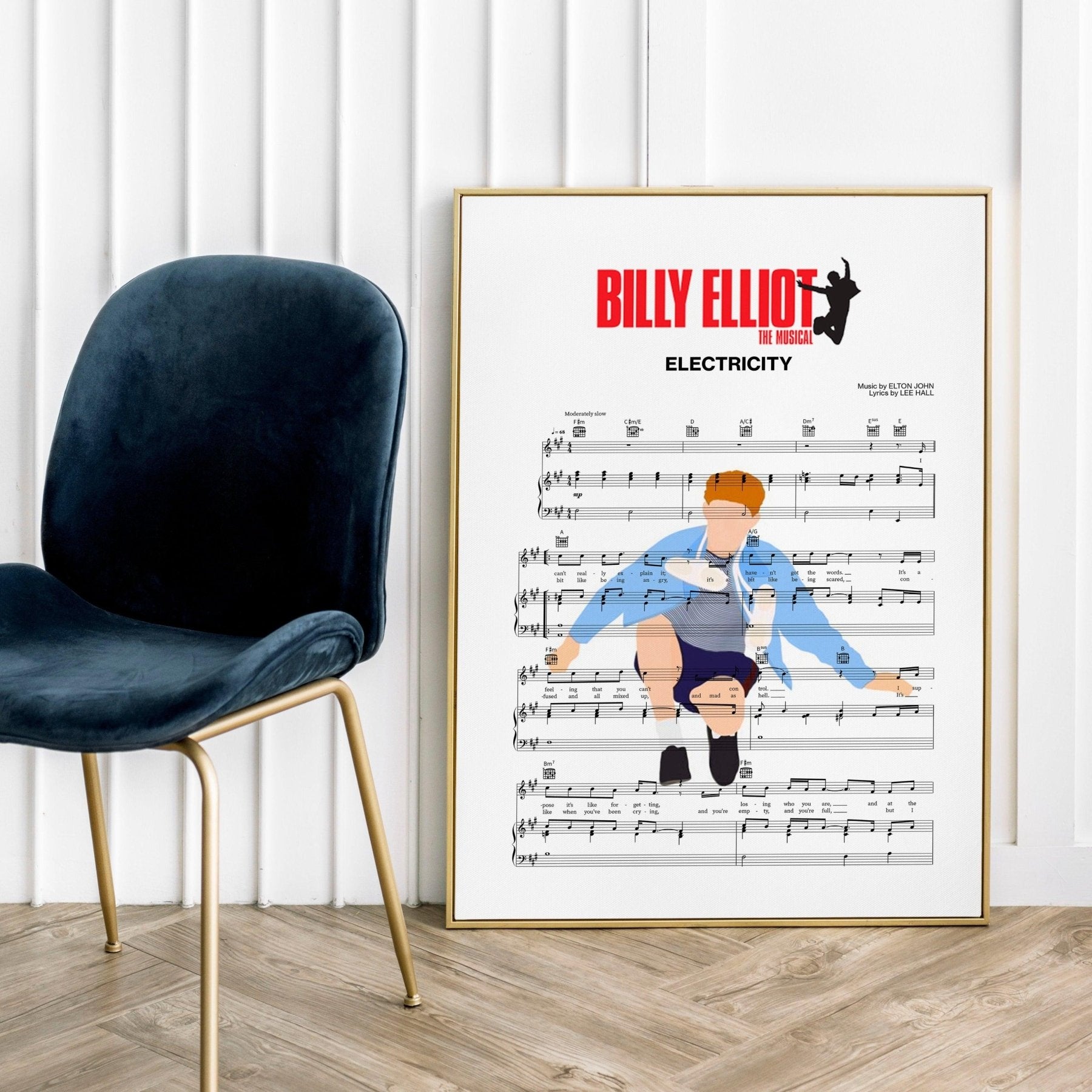 Billy Elliot Electricity Poster - 98typesMusic