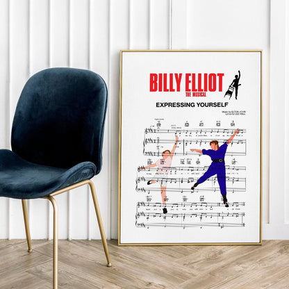Billy Elliot - EXPRESSING YOURSELF Poster - 98typesMusic